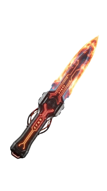 Offensive Logic Hero - Cyberpunk Sword