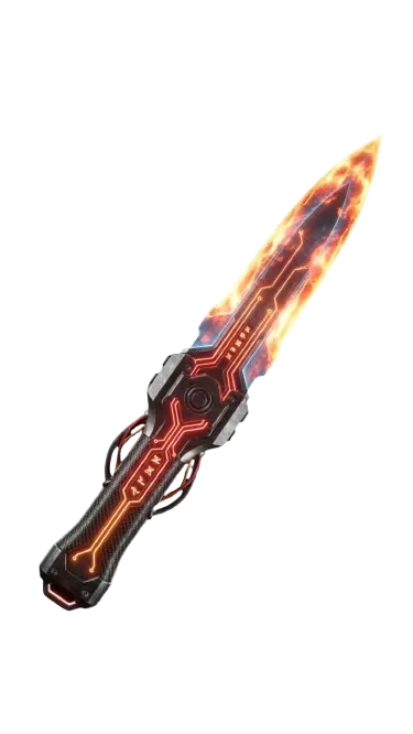 Offensive Logic Hero - Cyberpunk Sword